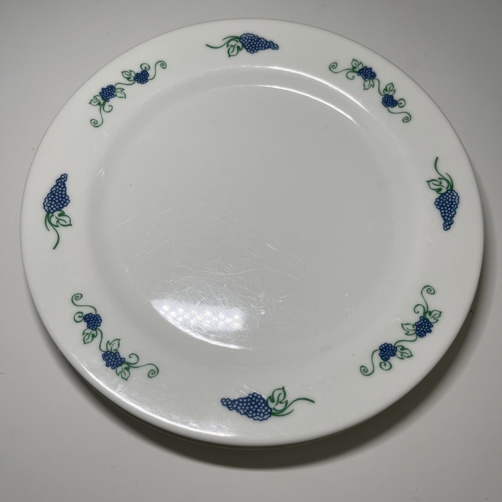 3 White‎ with Blue Grape Vine Design Kitchen Decor